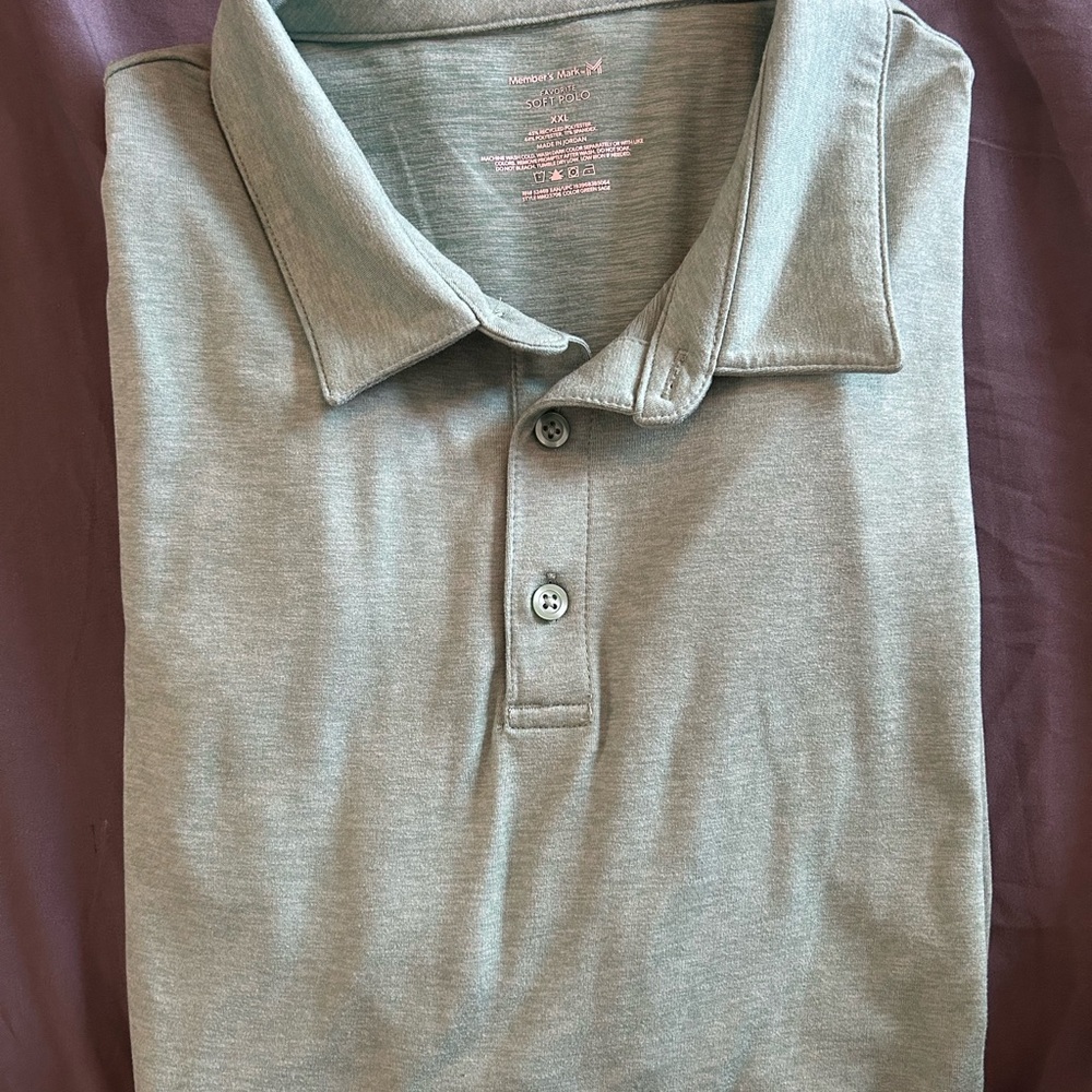 Polo Shirt with Soft Knit Fabric - Green